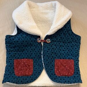 Matilda Jane Amanda Girls Vest  - Sherpa & Corduroy